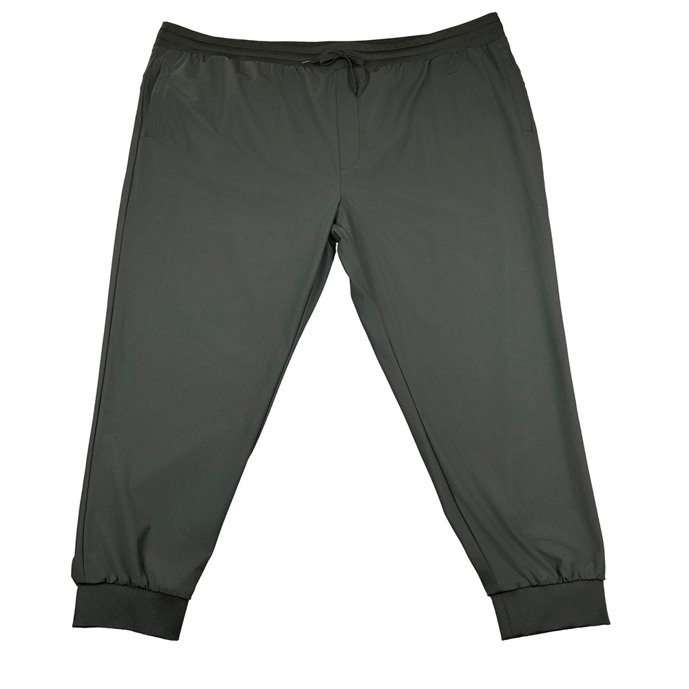Society of One DXL Mens 4XL Hybrid Joggers Pants Black Active Tapered Sweatpants
